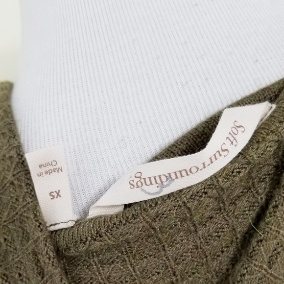 Soft Surroundings Miranda sweater moss green xs - Picture 7 of 7